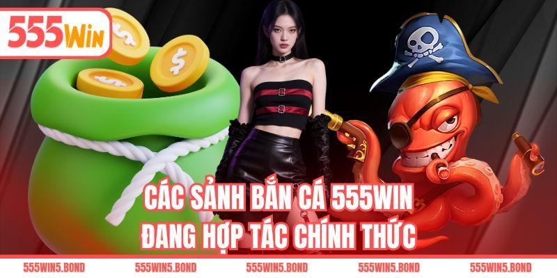 Các sảnh bắn cá 555WIN đang hợp tác chính thức