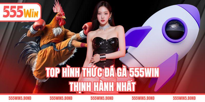 Top hình thức đá gà 555WIN thịnh hành nhất